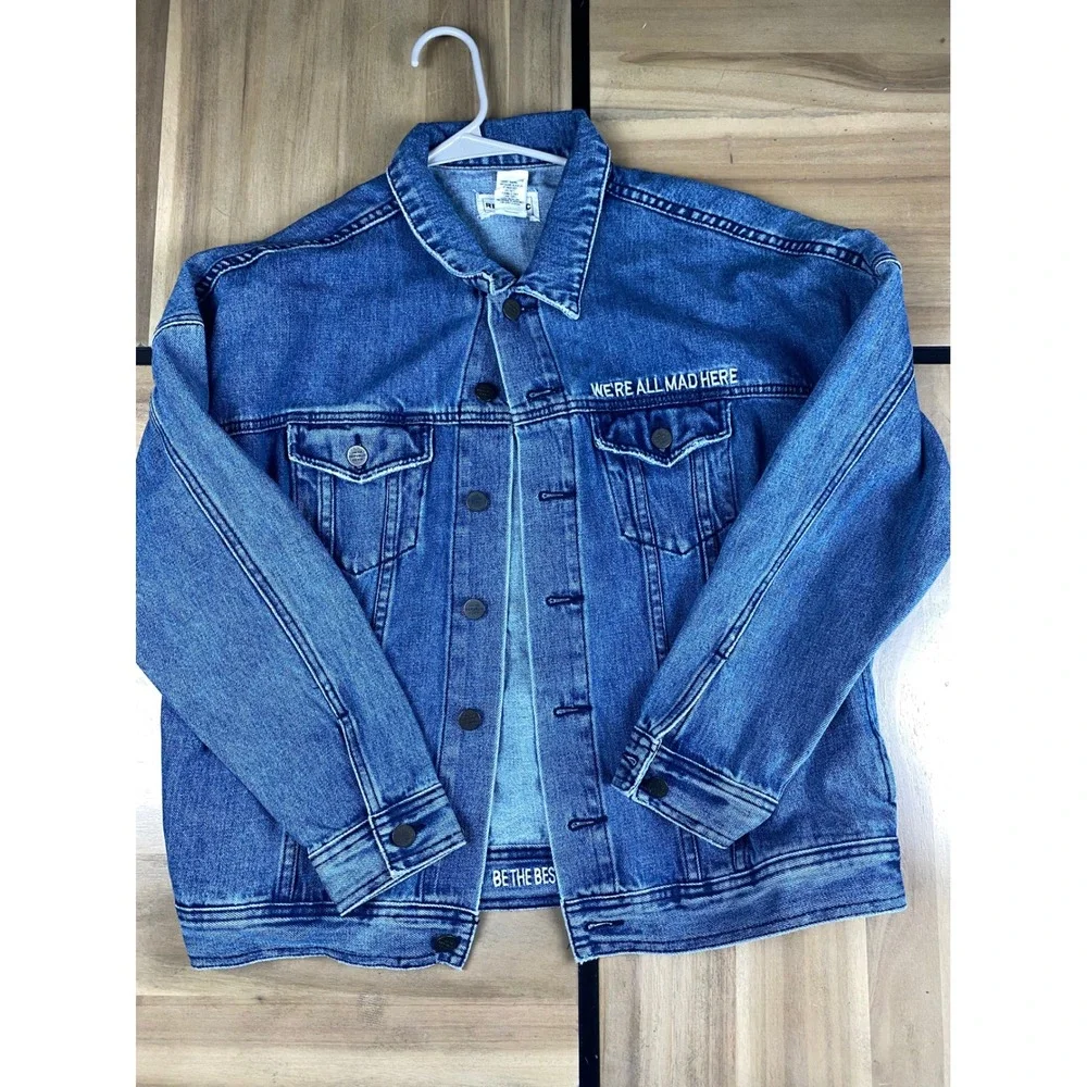 👖✨ FOR THE REPUBLIC Denim Jacket – Size M – 